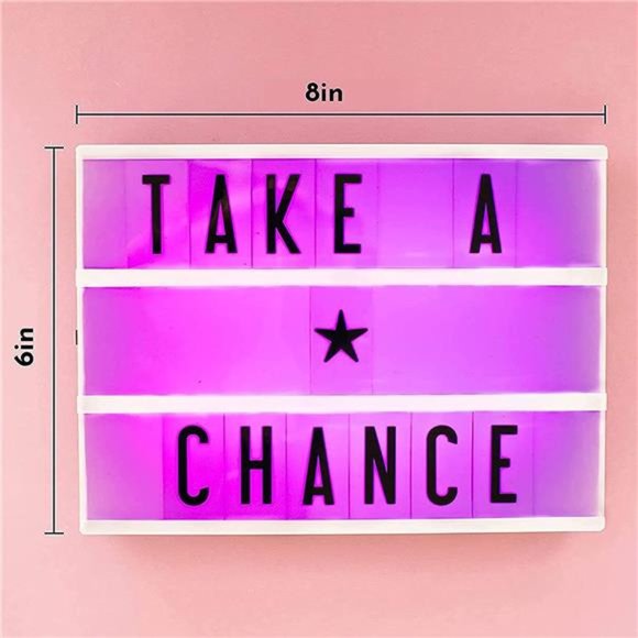 Color Changing LED Lights - Light Up Letter Board -Decorative Marquee Sign Board - Picture 3 of 6